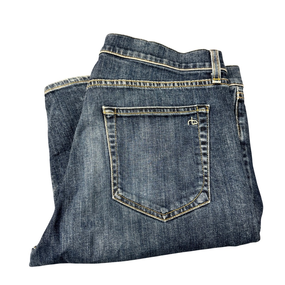 Rag & Bone Jeans Mens 33 (34x33 ACTUAL) Fit 2 Slim Leg Dukes Blue Stretch Denim